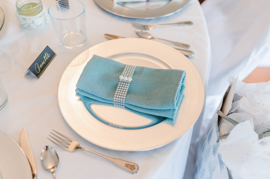 napkin on placesetting