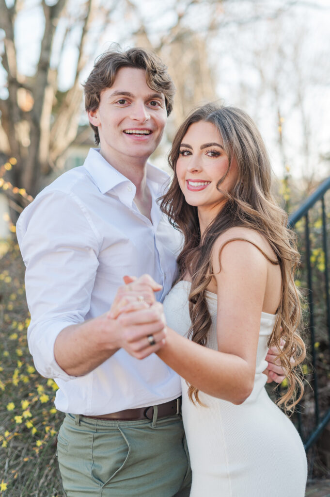 couple smiling at camera