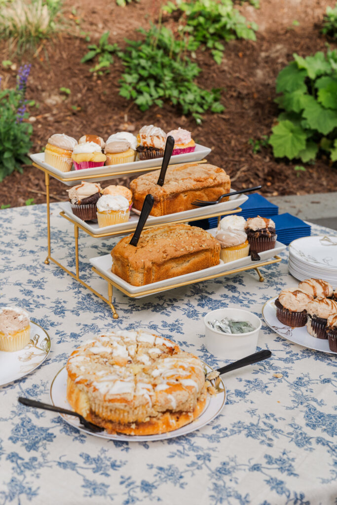 dessert table