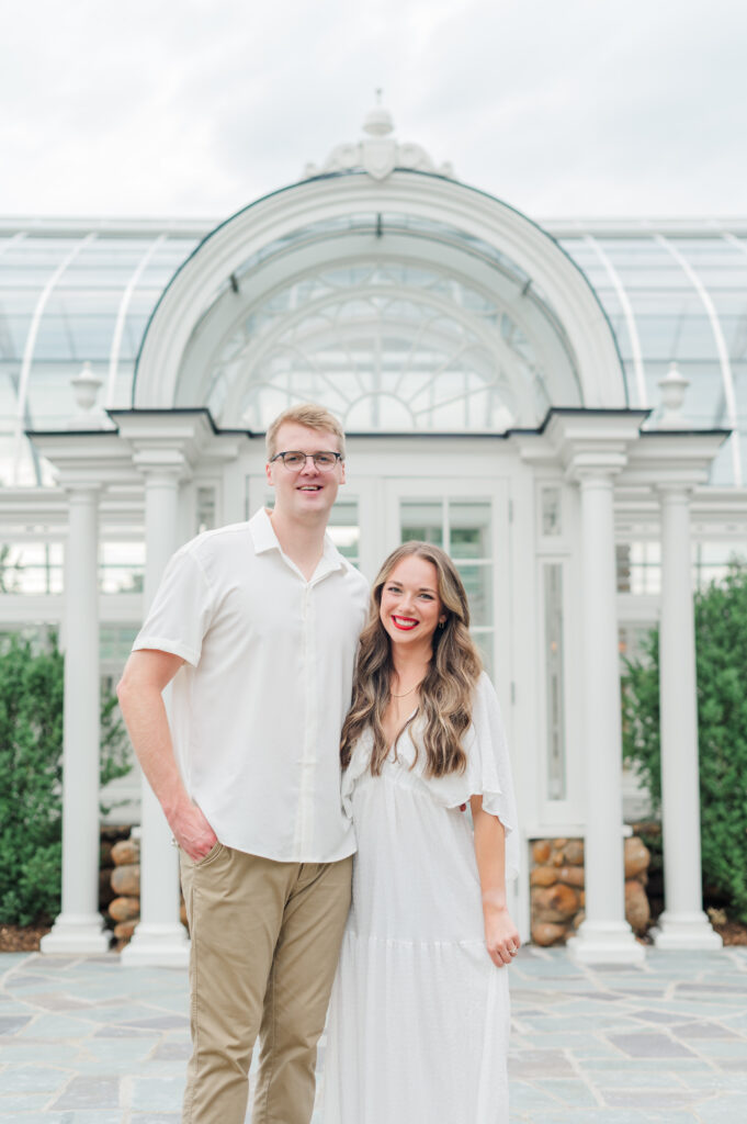 reynolda gardens winston salem engagement session