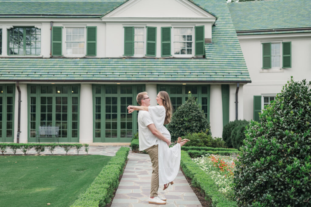 reynolda gardens winston salem engagement session