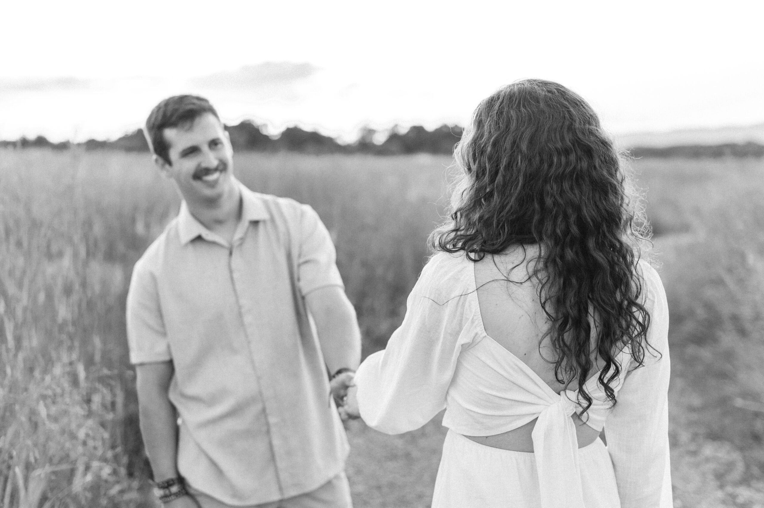 roanoke virginia sunset engagement