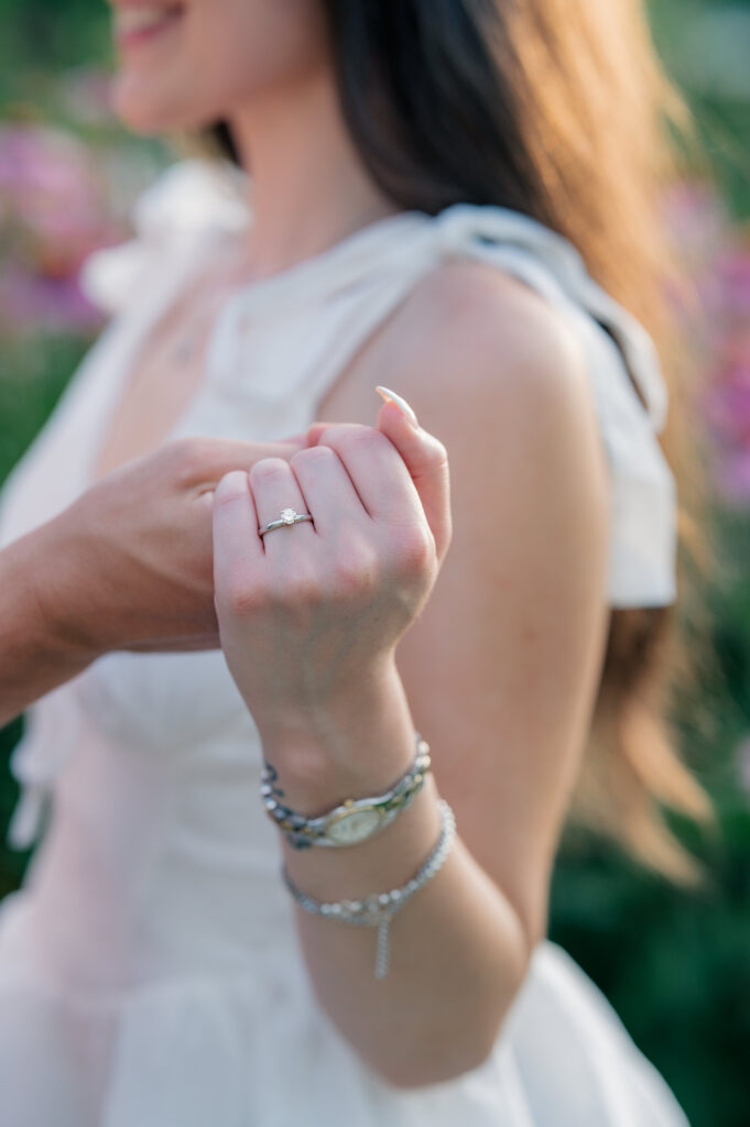kernersville botanical gardens engagement ring