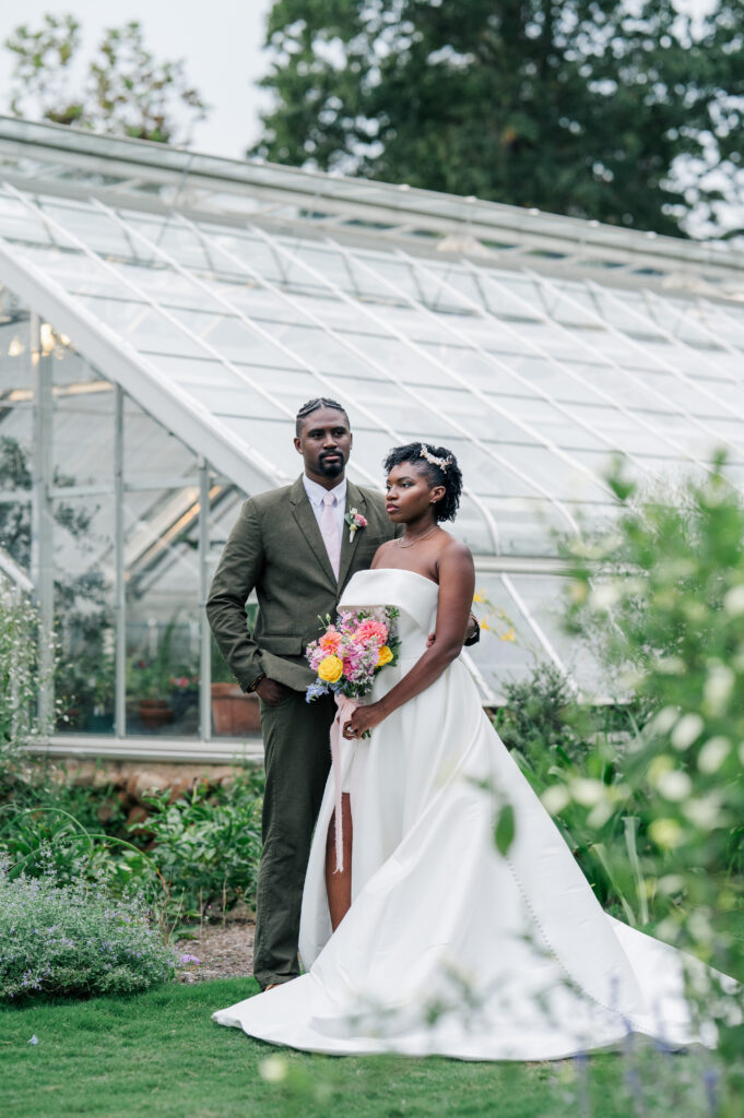 The Barn at Reynolda Village Bride and Groom