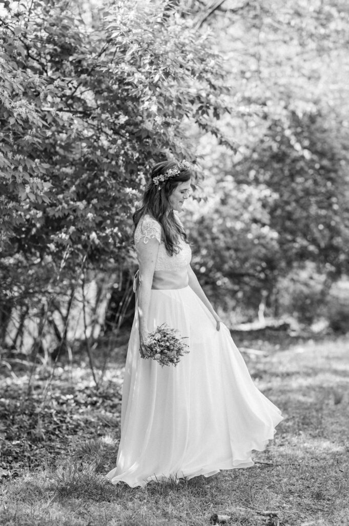 Bridal Portraits Black and White