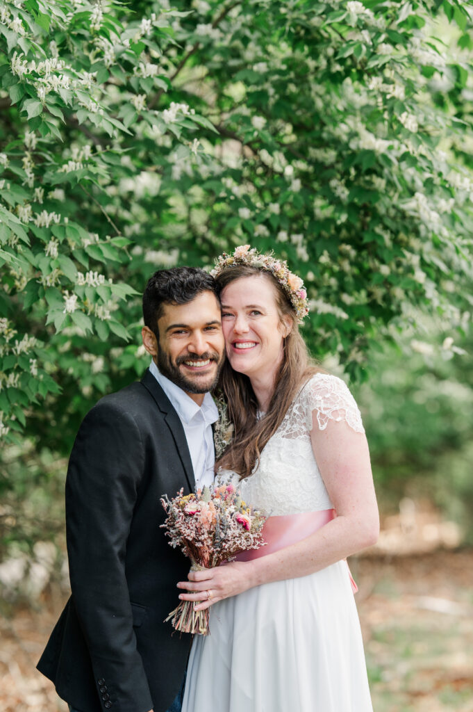 Tanglewood Park Walnut Hall Bride and Groom