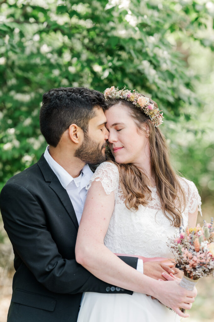 Tanglewood Park Walnut Hall Bride and Groom