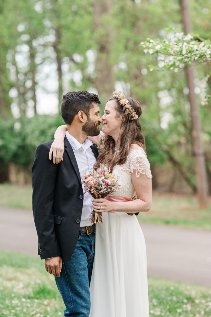 Tanglewood Park Winston Bride and Groom