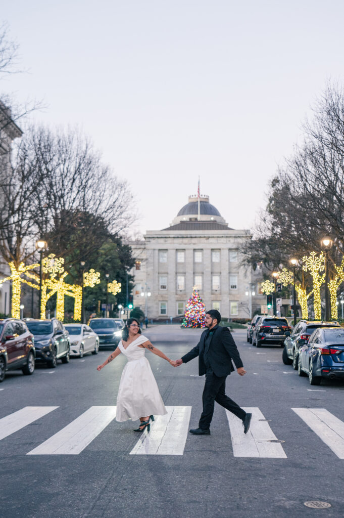 downtown raleigh elopement