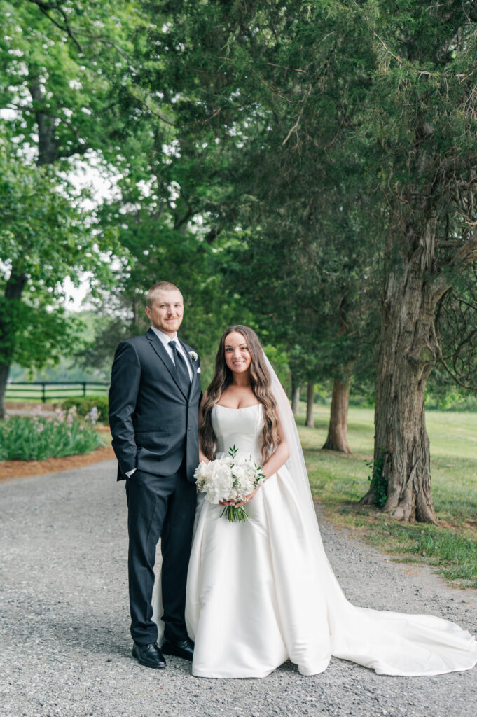 Summerfield farms bride and groom portraits