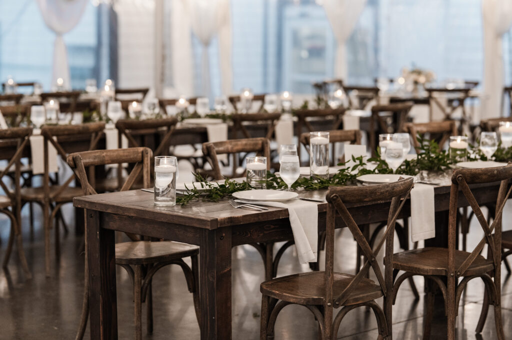 Summerfield farms wedding reception details