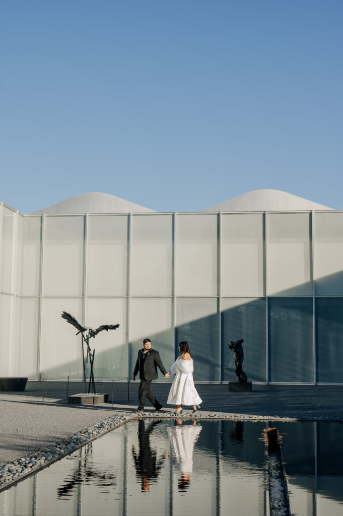 elopement at the north carolina museum of art
