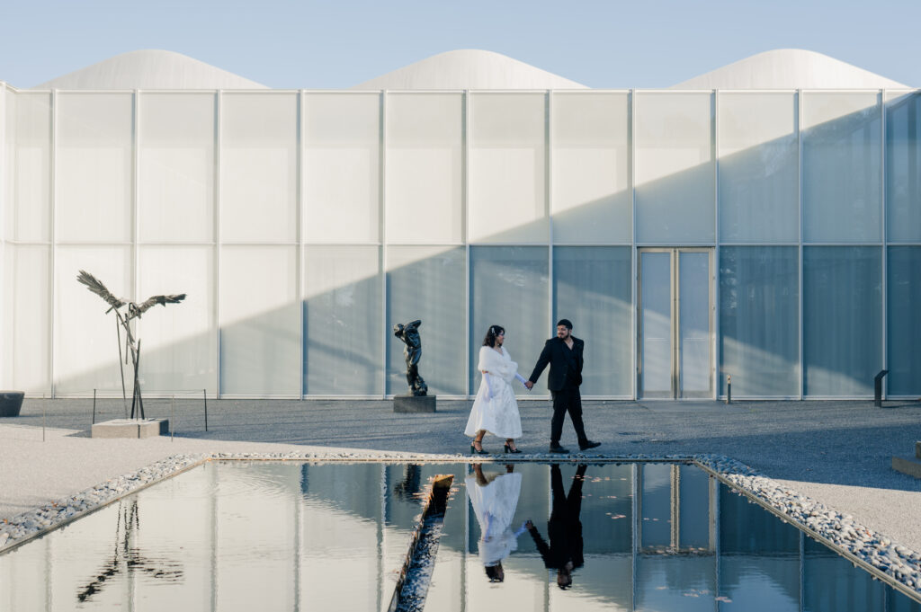 elopement at the north carolina museum of art
