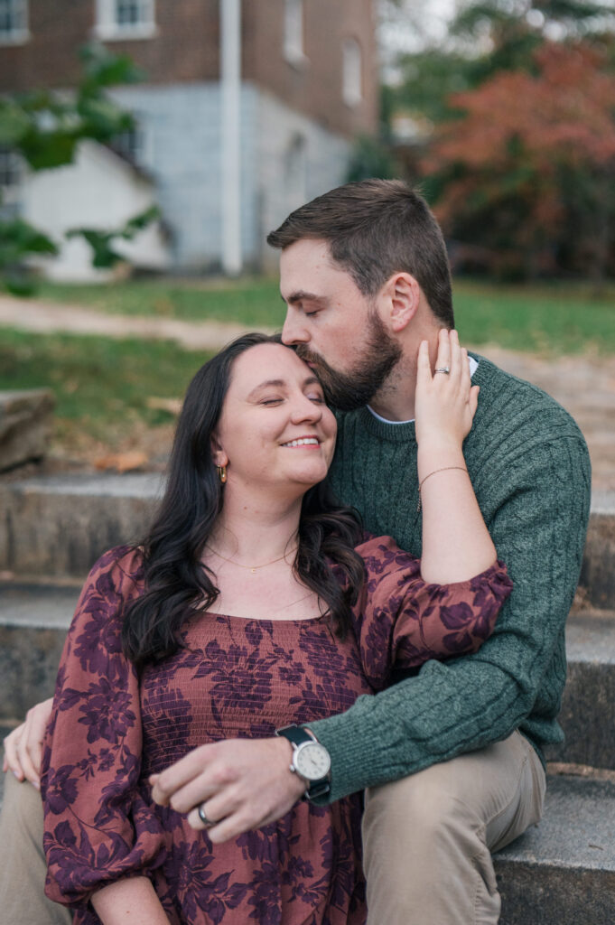 Old salem engagement session