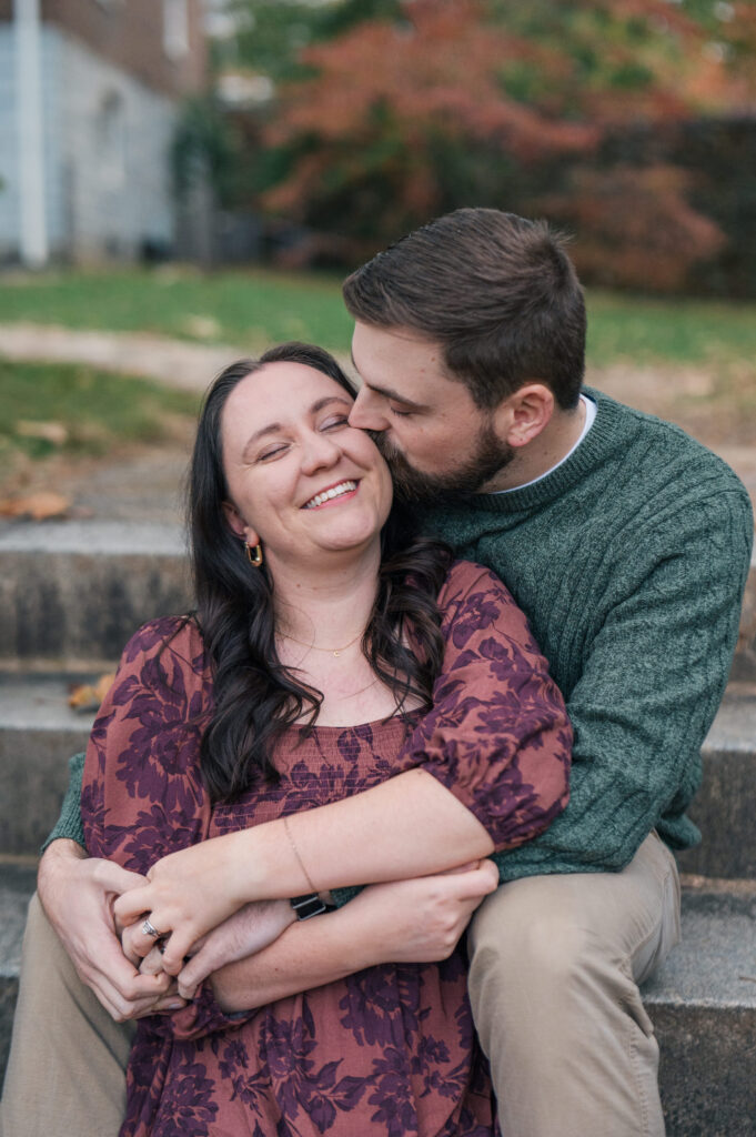 Old salem engagement session