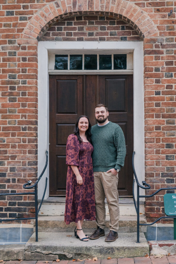 Downtown Old Salem engagement