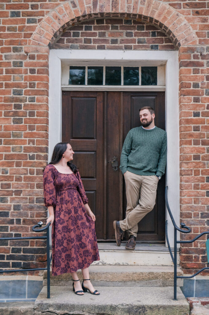 Downtown Old Salem engagement