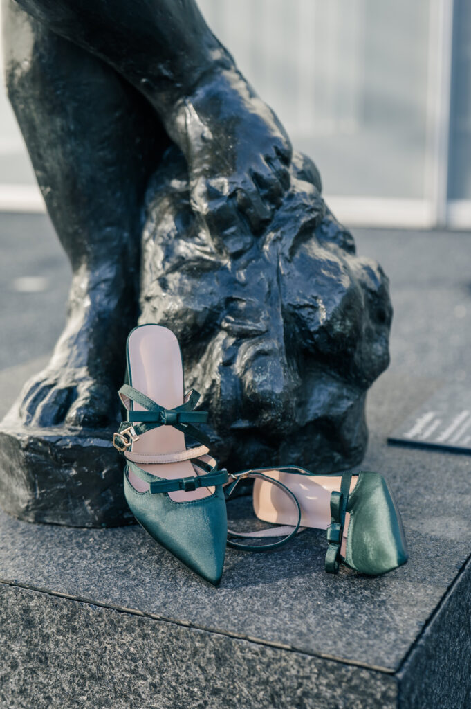 raleigh elopement details shoes