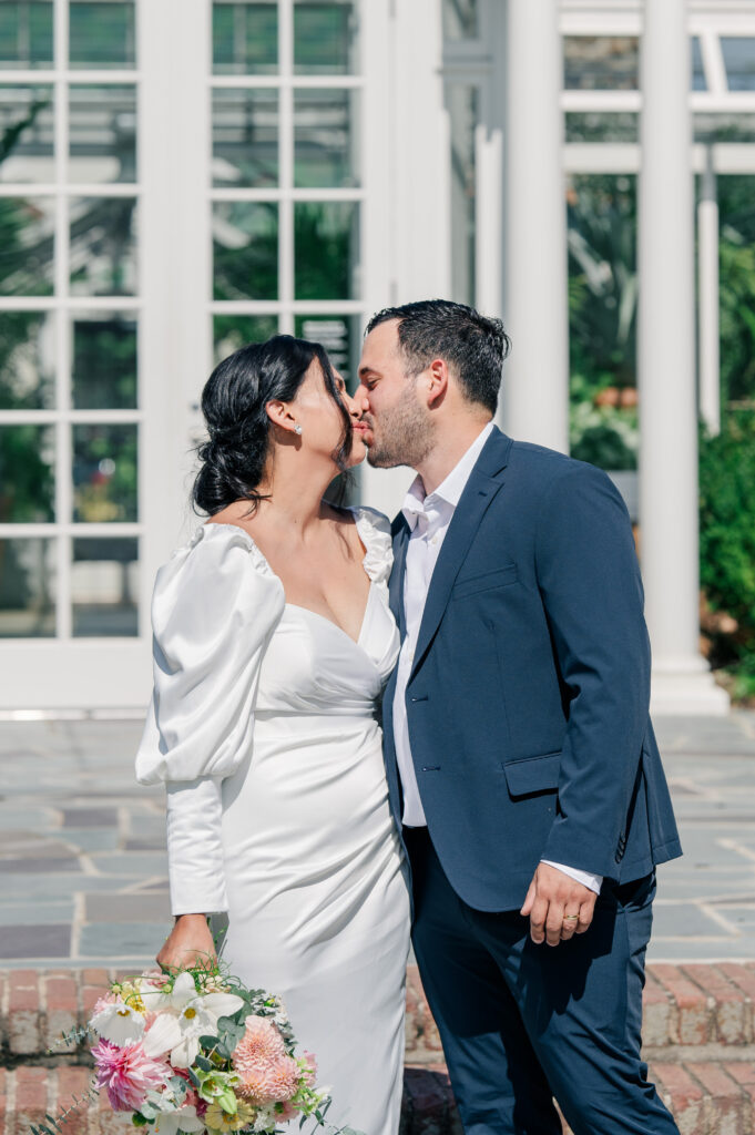 Winston Salem Summer Garden Elopement