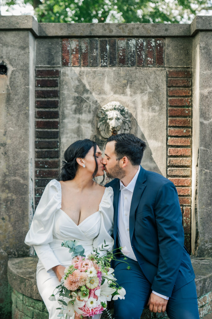 Bride and Groom eloping in North Carolina