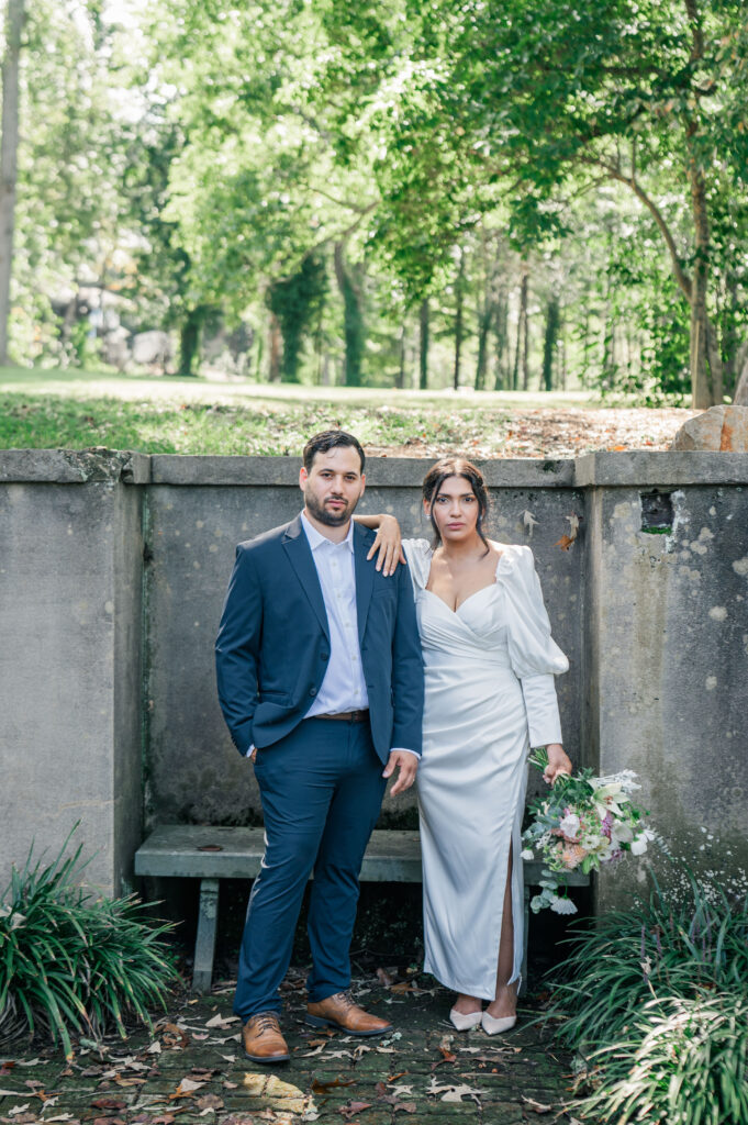 Summer Garden Elopement in Winston Salem