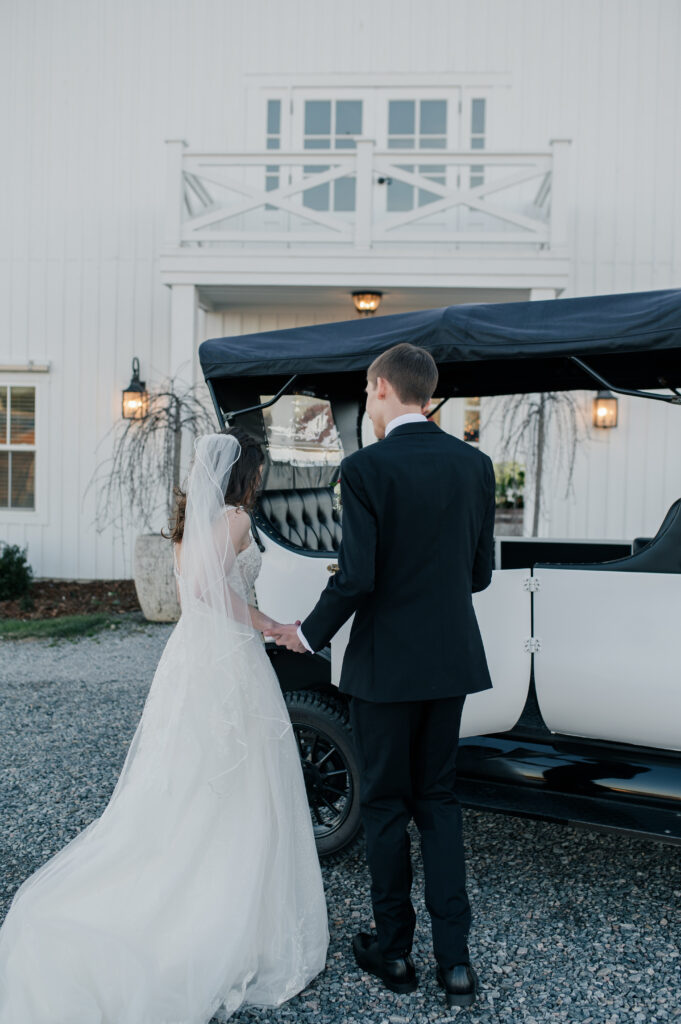 Vintage car at Oakhaven