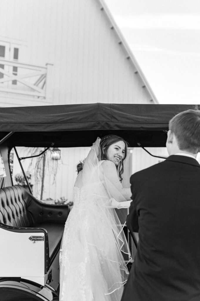 Vintage car at Oakhaven