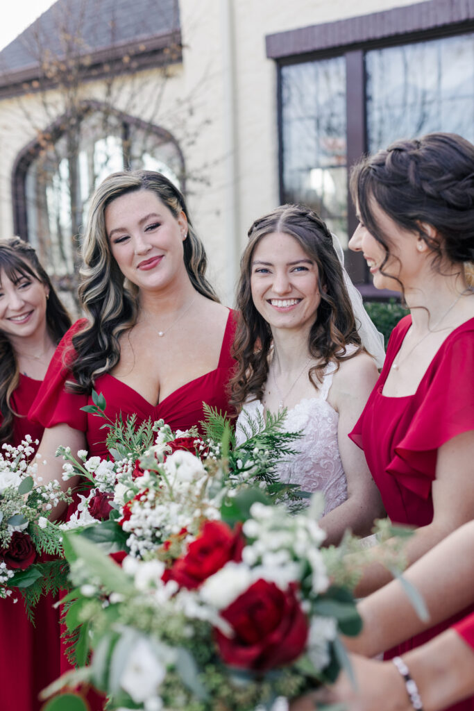 Greensboro wedding venue bridal party