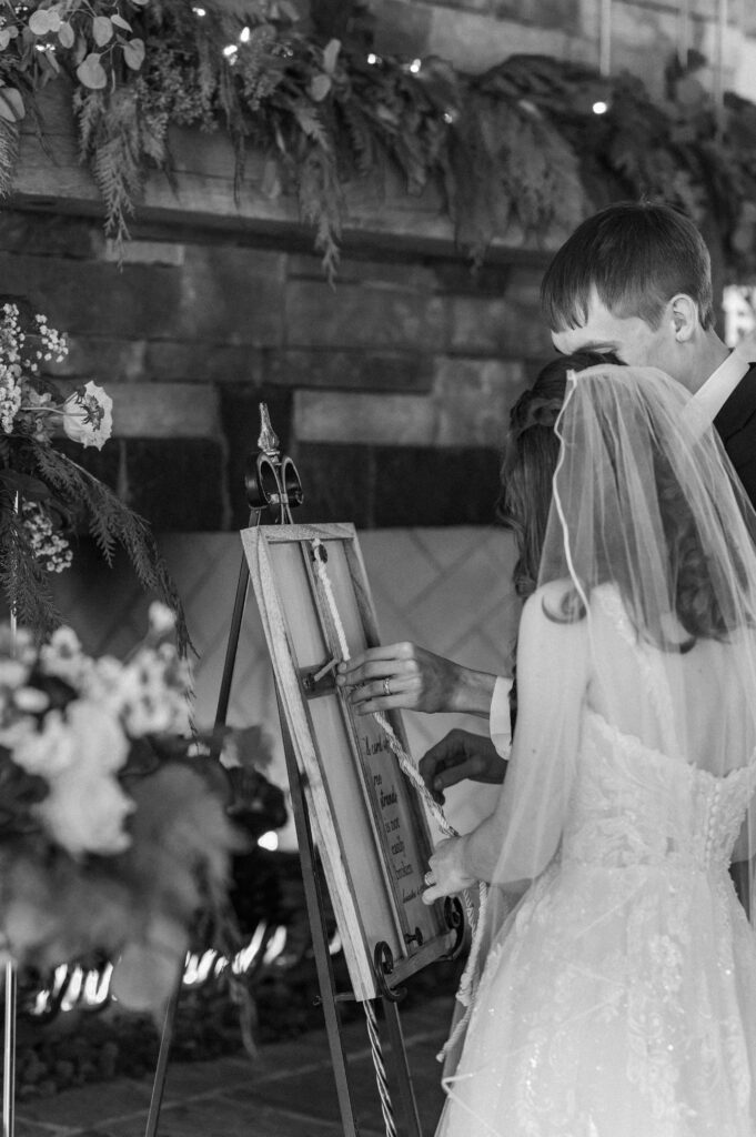 Indoor ceremony at Greensboro Wedding venue