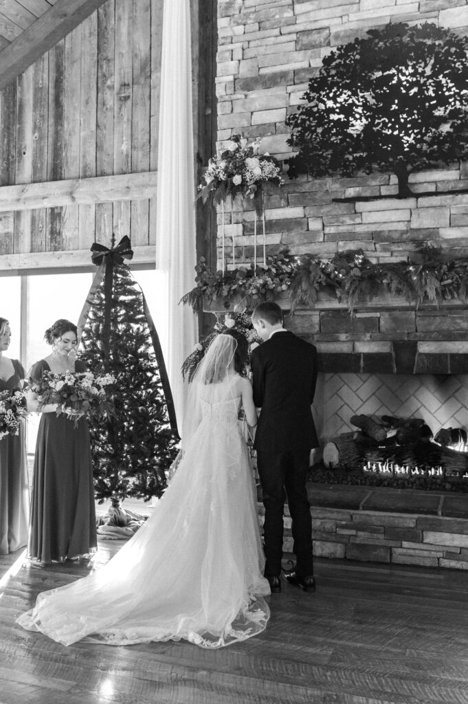 Indoor ceremony at Greensboro Wedding venue