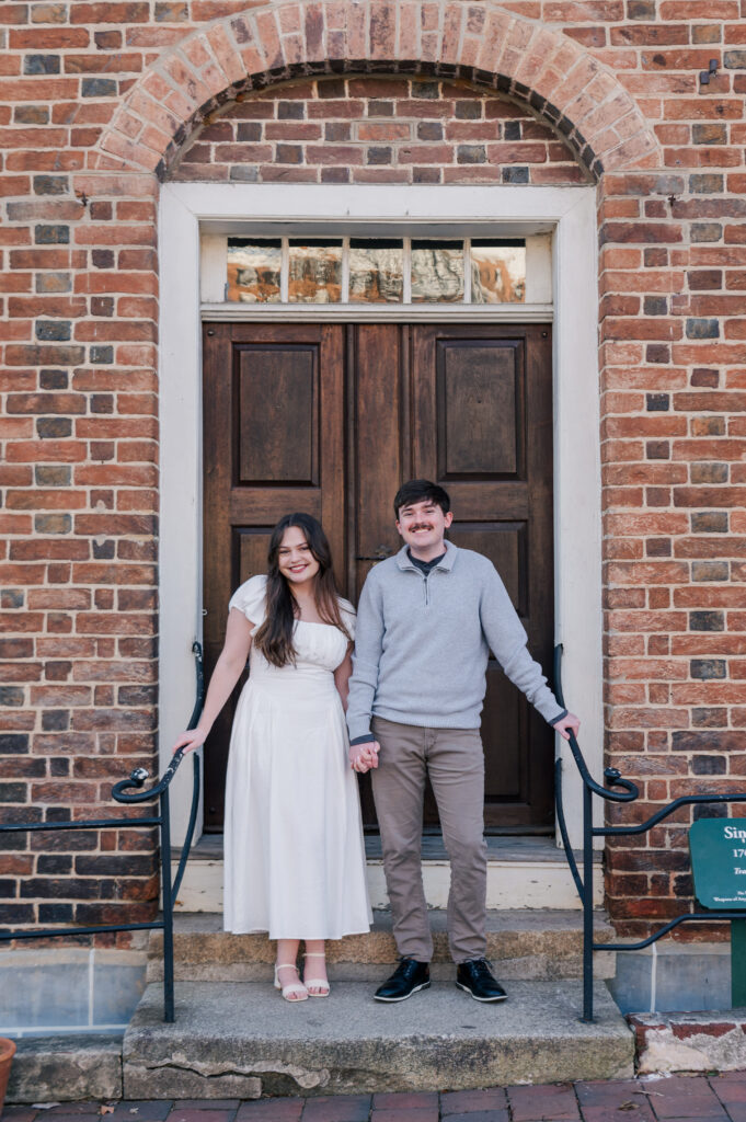 Downtown Old Salem engagement