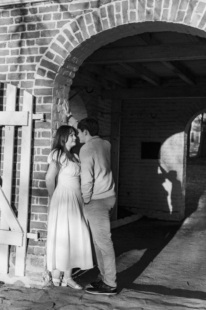 Old Salem engagement photos