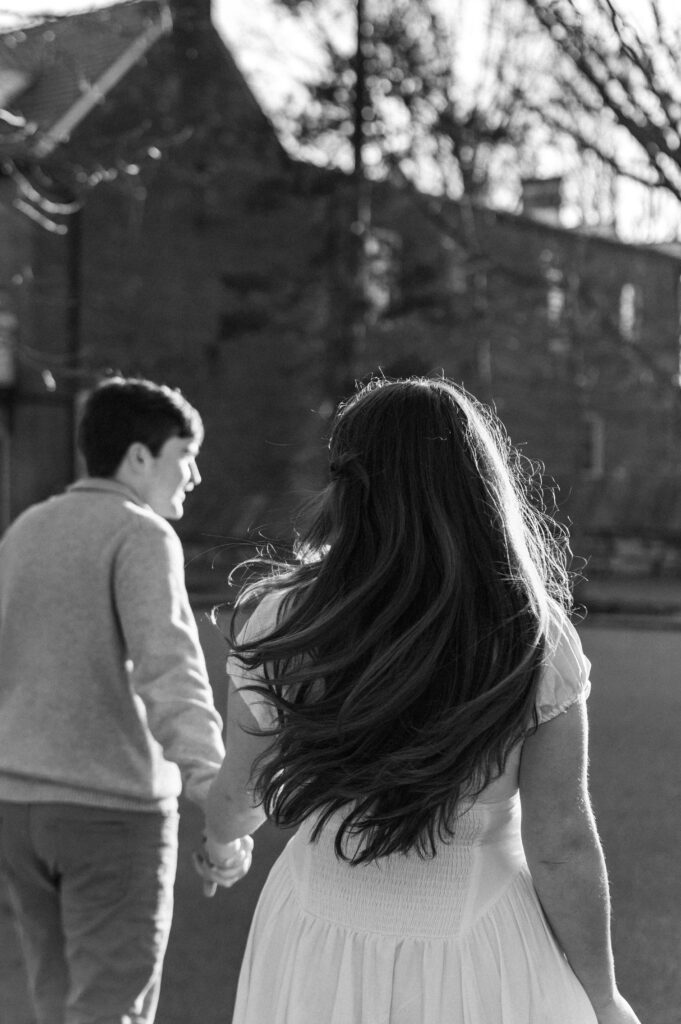 downtown Winston Salem engagement