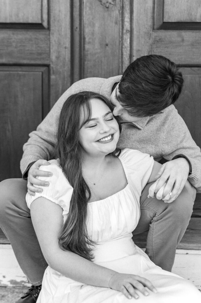 Downtown Old Salem engagement